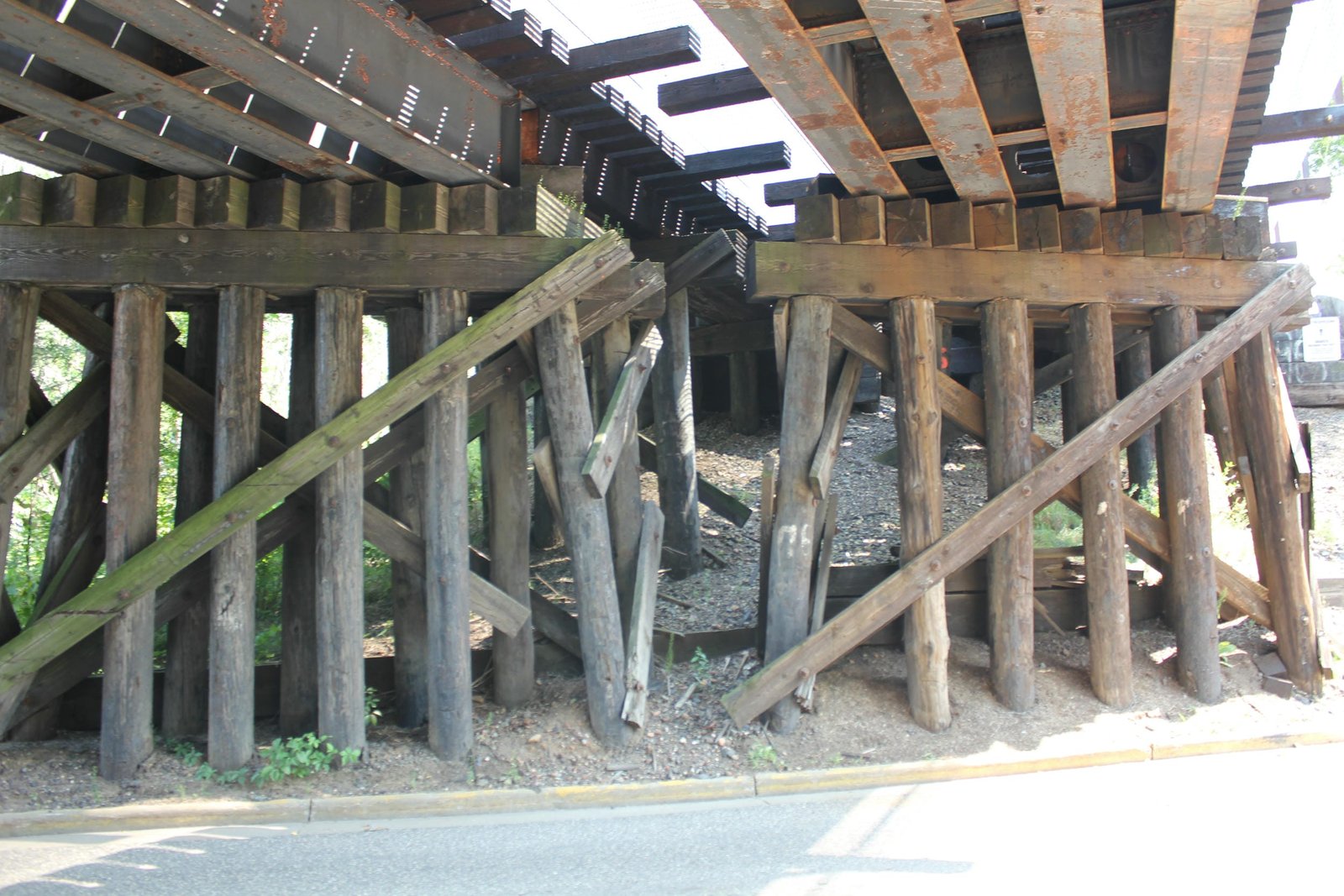 Under bridge